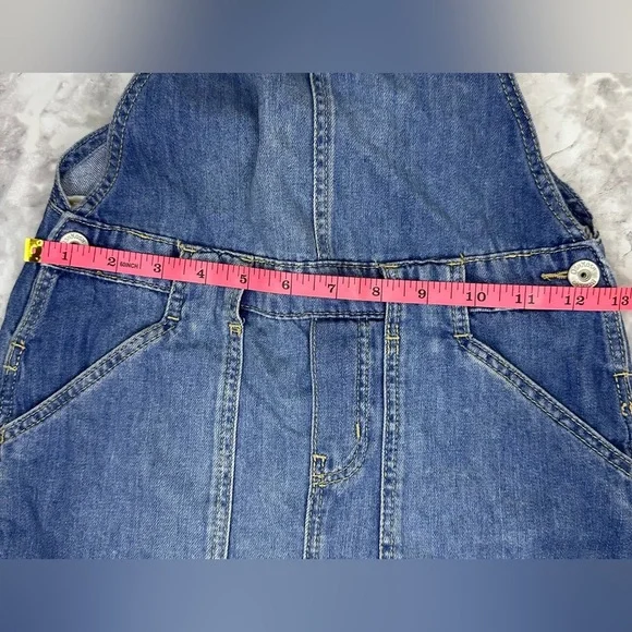 Osh Kosh Denim Overall Dress size 8 - Picture 4 of 7